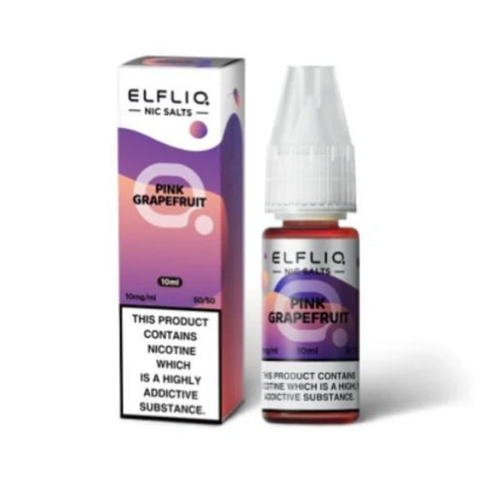 Elf Bar Elf Liq 10ml Nic Salt &#8211; Pack of 10_pink graape fruit (8)