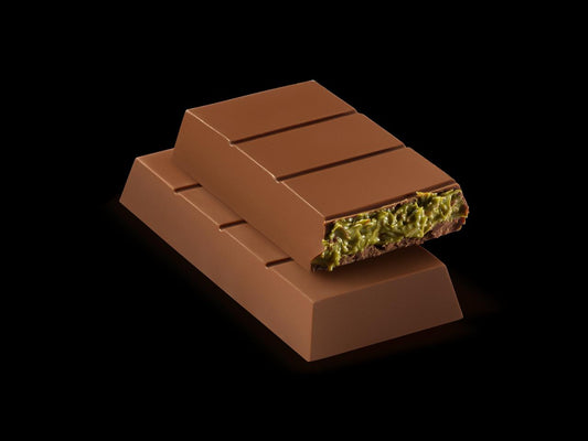 Dubai Chocolate Bar Pistachio –  100g Kunafa & Pistachio Cream Filling – Luxurious Fix Dubai Chocolate - Viral Milk Choclate With Kadayif & Kataifi – Perfect for Kids, Family & Friend  | |  Pack of 12