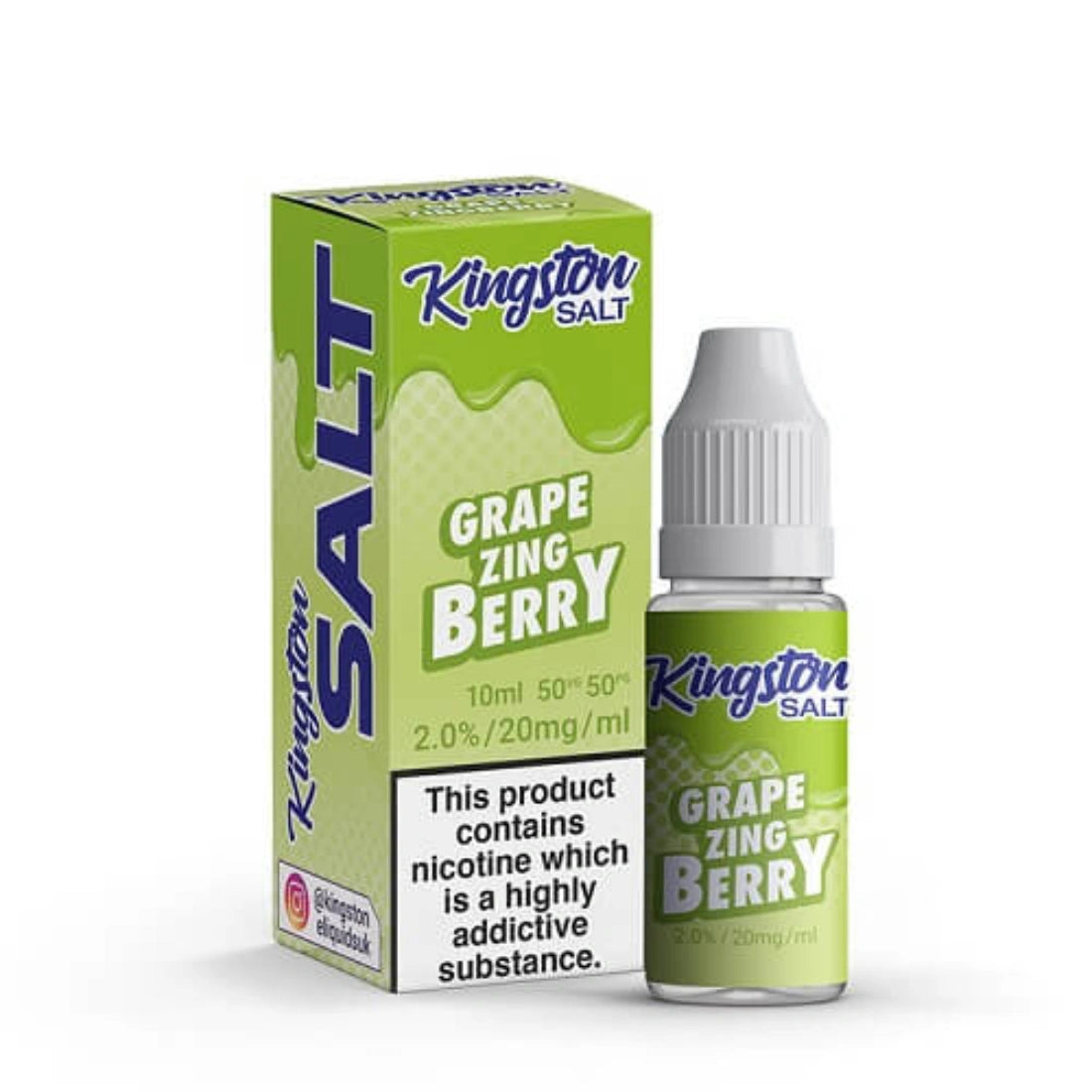 Pack of 10 Kingston 10ML Nic Salt_ grape zing berry(6)