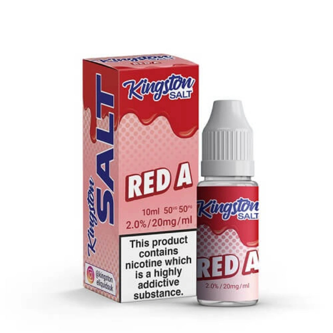 Pack of 10 Kingston 10ML Nic Salt_ red a(8)