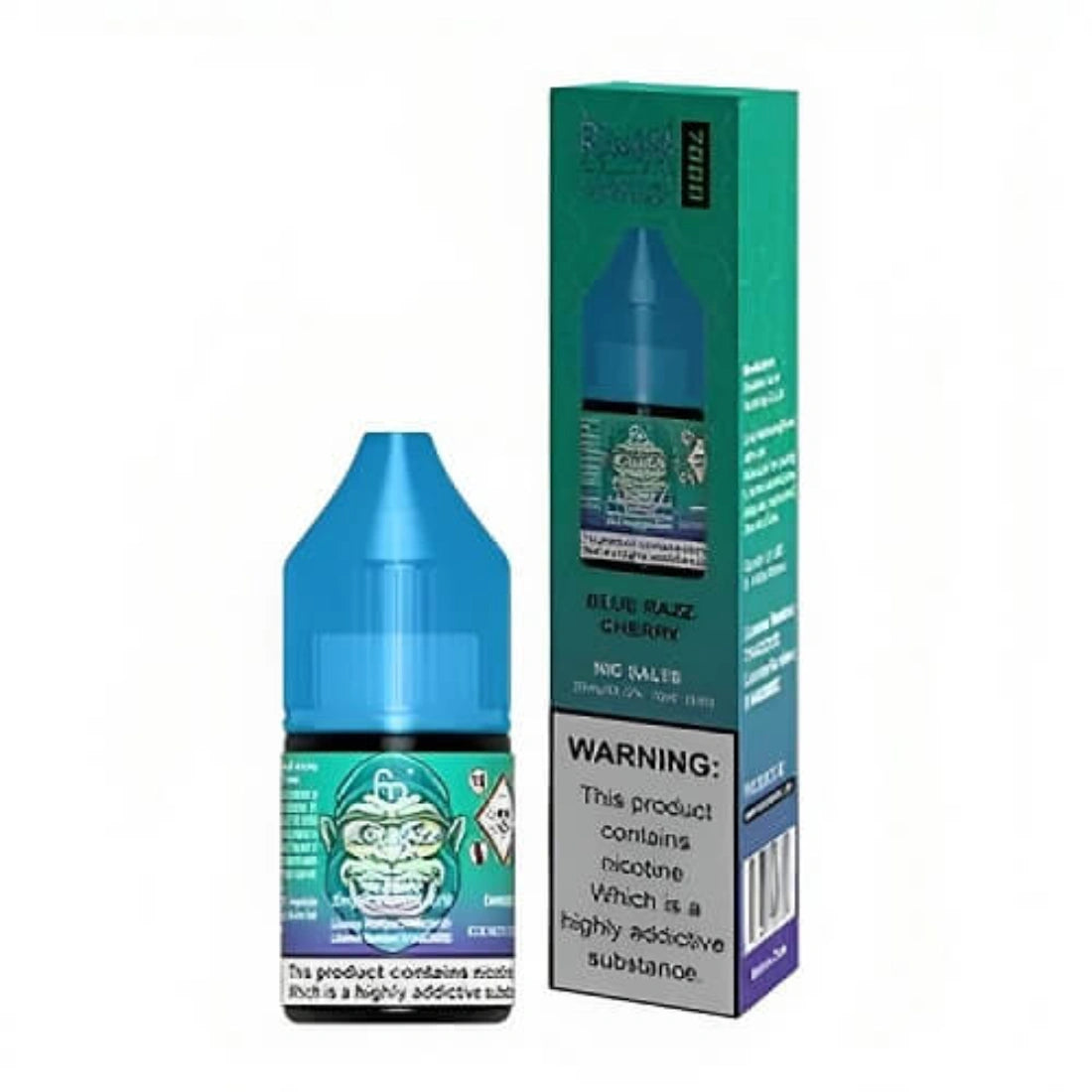 R &amp; M 7000 Nic Salt 10ml E-Liquid &#8211; Pack of 10_ blue razz cherry(4)