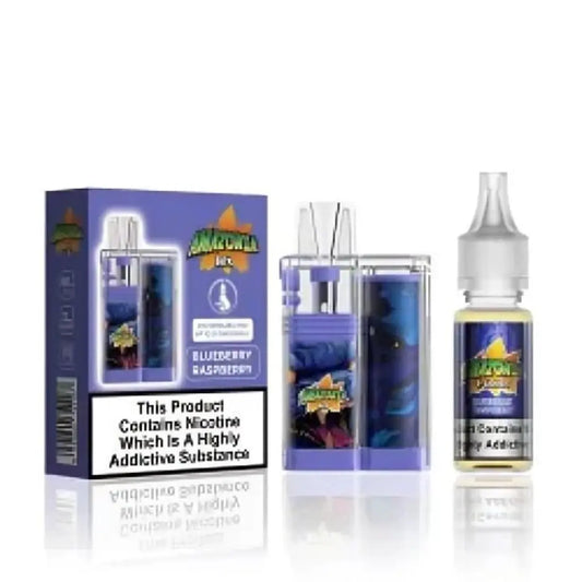 amazonia-box-refillable-disposable-vape-kit-box-of-10-vapewholesalesupplier-blueberry raspberry