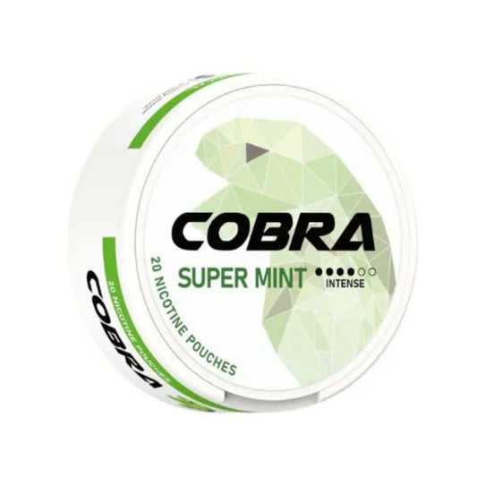 Cobra Nicotine Pouches Pack Of 10 Super Mint