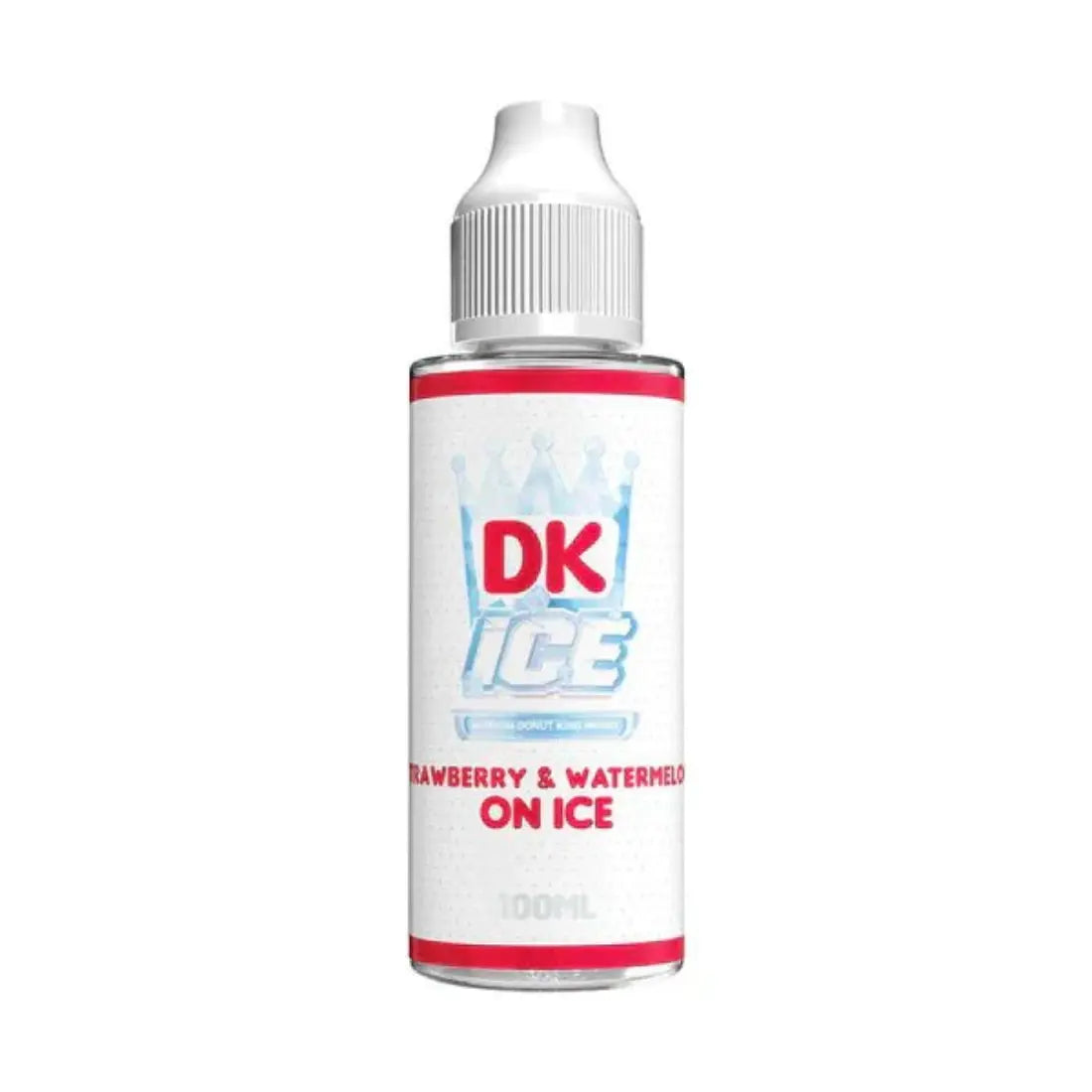 donut-king-ice-100ml-shortfill-e-liquid-vapewholesalesupplier-Raspberry and watermelon On Ice