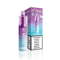 Feoba Big Bar 6000 Puffs Disposable Vape Pod Device| Box Of 5 Blueberry Sour Raspberry