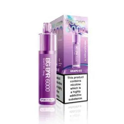 feoba-big-bar-6000-puffs-disposable-vape-pod-device-box-of-5-vapewholesalesupplier-Grape ice
