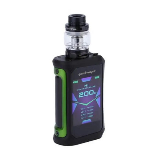 geekvape-aegis-zeus-x-tank-vape-kit-vapewholesalesupplier-Green and Balck