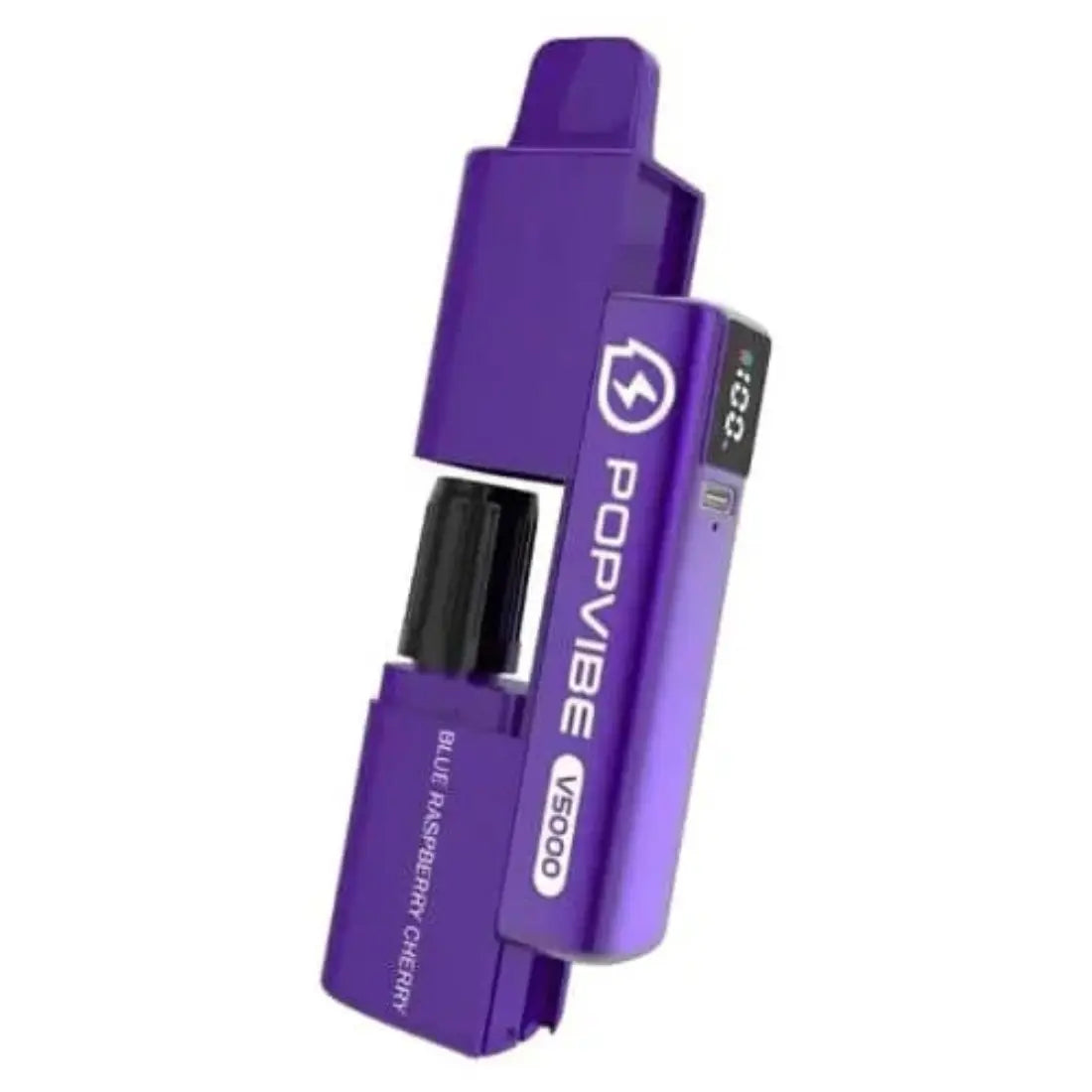 Geekvape Popvide V5000 Disposable Vape Pod Device - Box of 5 Blue Raspberry Cherry