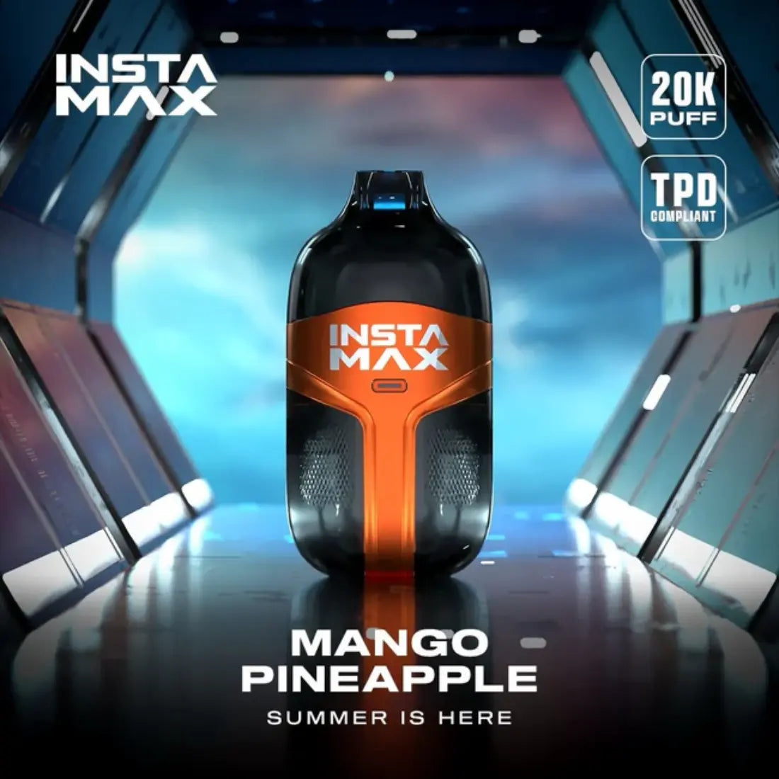 instamax-instaflow-20k-disposable-vape-box-of-5-vapewholesalesupplier-Mango Pineapple