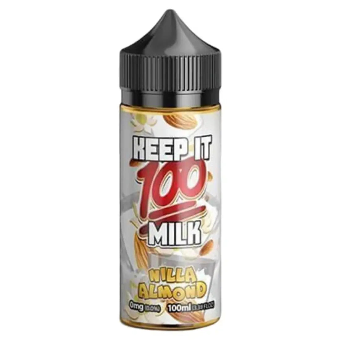 keep-it-100-100ml-shortfill-vapewholesalesupplier-nilla almond