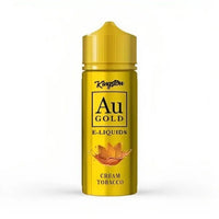 Kingston AU Gold Shortfill 100ml E-liquid Cream Tobacco