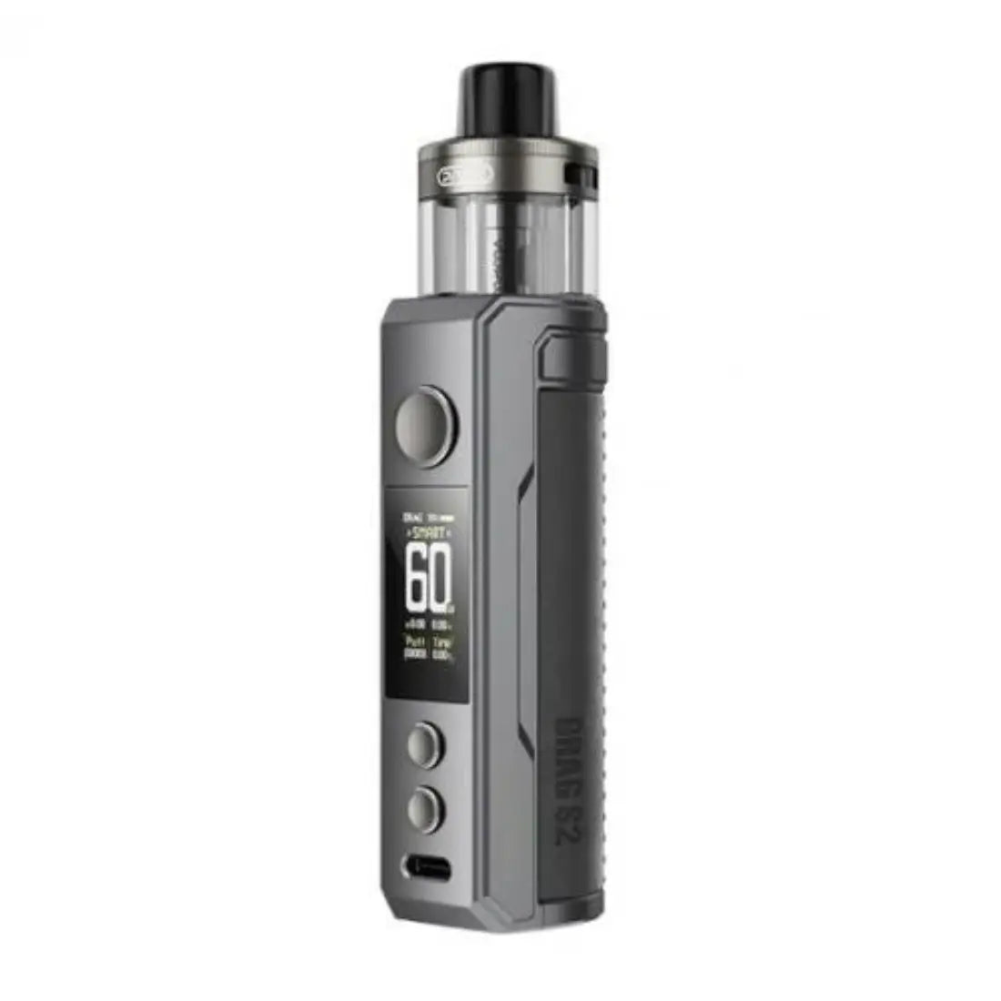 voopoo-drag-s2-pod-kit-vapewholesalesupplier-Grey Metal